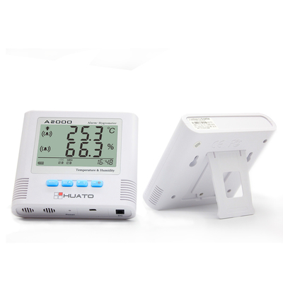 China De Desktopmuur zette Digitale Thermometerhygrometer met LCD Vertoning op leverancier